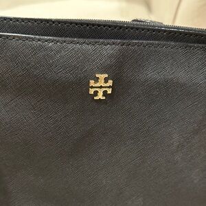 Tory Burch Elegant Black Tote Bag